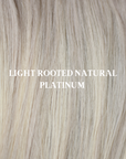 Light Rooted Natural Platinum- R-Cut Weft