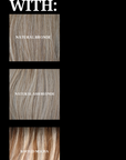 Natural Blonde Mix- R-Cut Weft